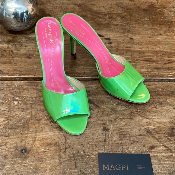 kate spade Shoes - Kate Spade Iridescent Spring Slide